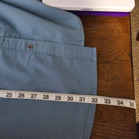 ATG by‎ Wrangler Button Down-Blue-Men's 2XL - Picture 7 of 7